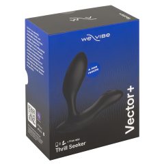 We-Vibe Vector+ Rechargeable Smart Anal Vibrator (Black)