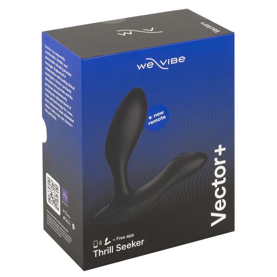 We-Vibe Vector+ Rechargeable Smart Anal Vibrator (Black)