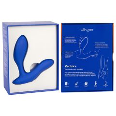 We-Vibe Vector+ - Rechargeable Smart Anal Vibrator (Blue)