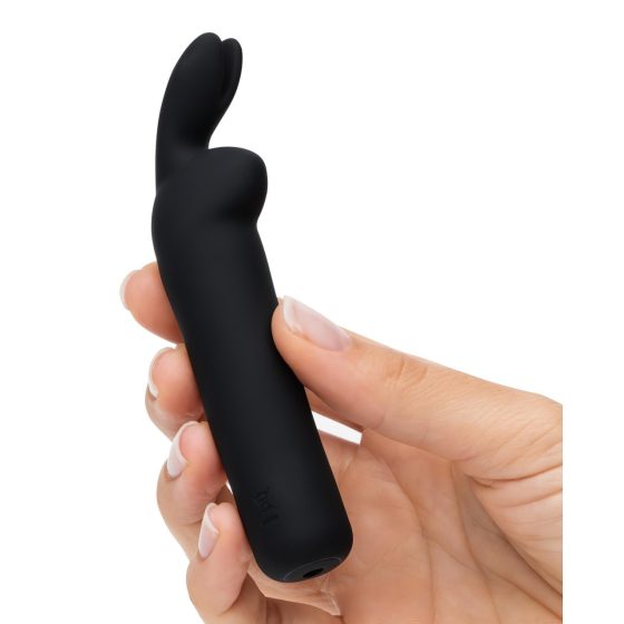 Happy Rabbit Bullet - Rechargeable Bunny Vibrator (Black)