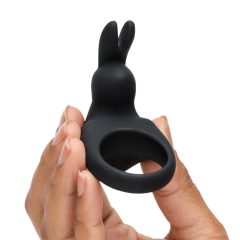 Happyrabbit Vibrating Cock Ring - Rechargeable (Black)