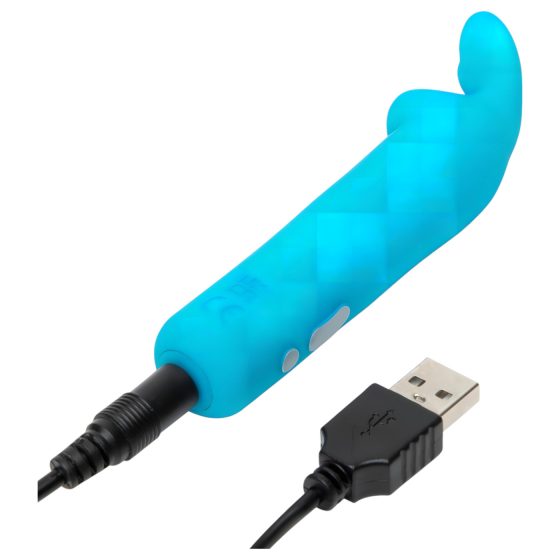 Happy Rabbit Bullet - Rechargeable Rabbit Vibrator (Blue)