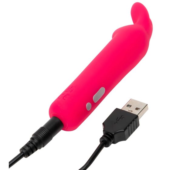 HappyRabbit Bullet - Rechargeable Bunny Vibrator (Pink)