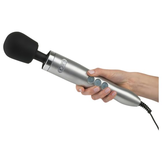 Doxy Die Cast 3 Wand - Mains-Powered Massager Vibrator (Chrome)