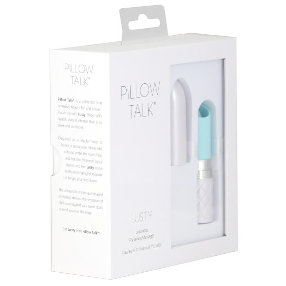 Pillow Talk Lusty - Rechargeable Tongue Vibrator (Turquoise)