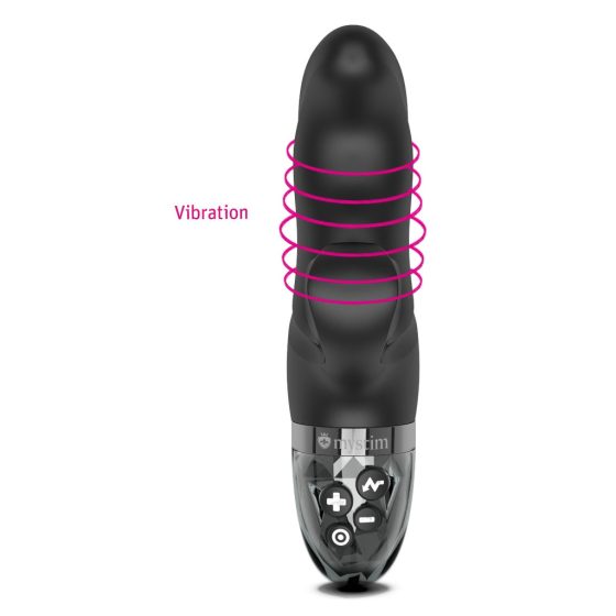 Mystim Hop Hop Bob E-Stim - Rechargeable Electro Vibrator (Black)