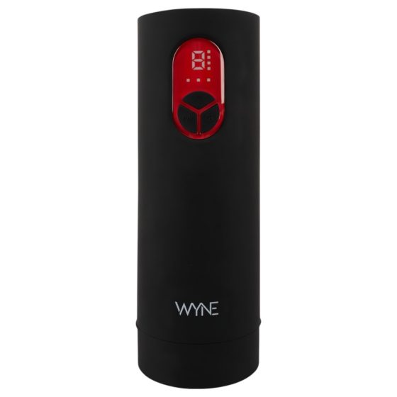 WYNE 07 - Rechargeable Vibrating Suction Masturbator (Black)