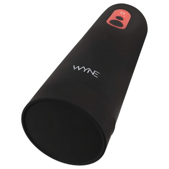 WYNE 08 - Rechargeable Thrusting Masturbator (Black)