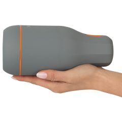 Rebel - waterproof clamping masturbator (natural grey)