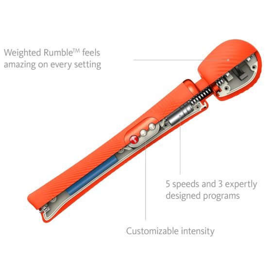 Fun Factory VIM - battery operated massaging vibrator (orange)