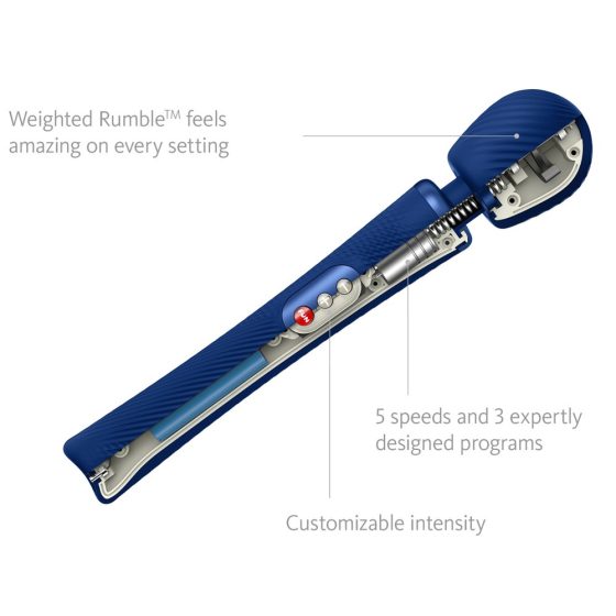 Fun Factory VIM - battery operated massaging vibrator (blue)