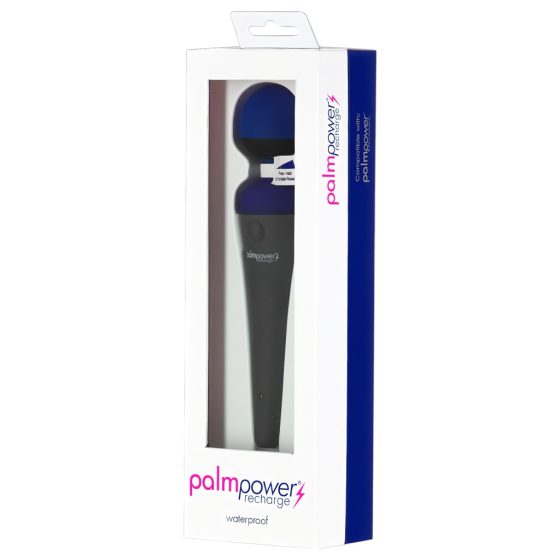 PalmPower Recharge - Cordless Massage Vibrator (Blue)