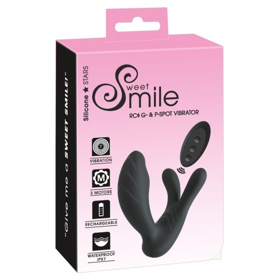 Smile - Radio Controlled Anal Vibrator (Black)