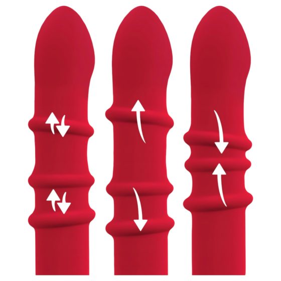 You2Toys Rabbit - Moving Ring Vibrator (Red)