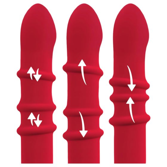 You2Toys Rabbit - Dynamic Ring Vibrator (Red)