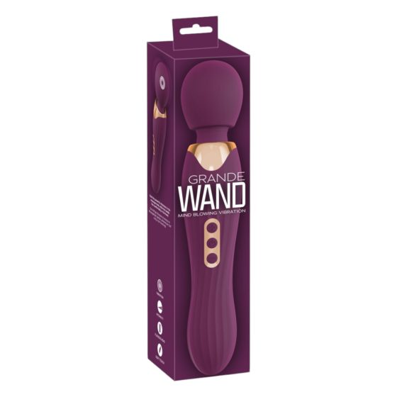 You2Toys Grande - Rechargeable Massaging Vibrator (Burgundy)