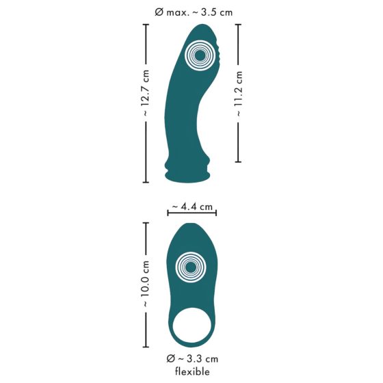 Couples Choice - 3-in-1 Convertible Vibrator (Turquoise)