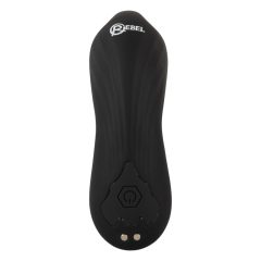   Rebel - rechargeable, remote controlled 2in1 prostate vibrator (black)