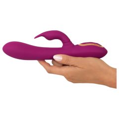 Javida - 3-in-1 Beaded Rotating Vibrator (Purple)