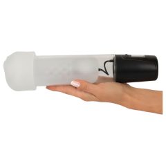   Mister Boner - Rechargeable, Automatic Penis Pump (Black-Transparent)