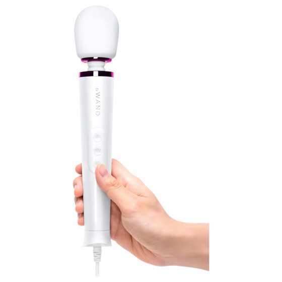 Le Wand Petite Plug-In Massage Vibrator (White)