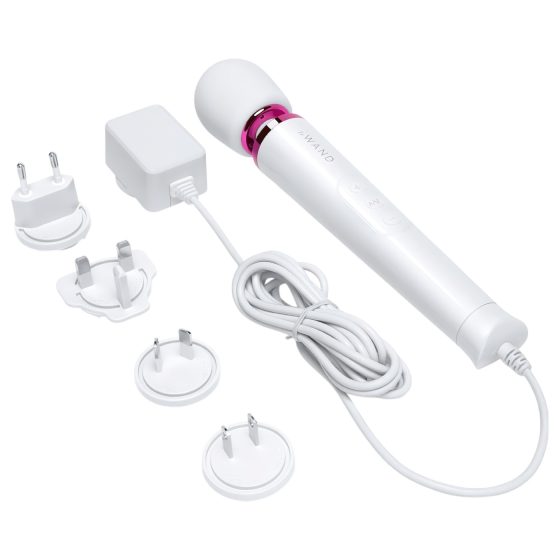 Le Wand Petite Plug-In - Corded Massager Vibrator (White)