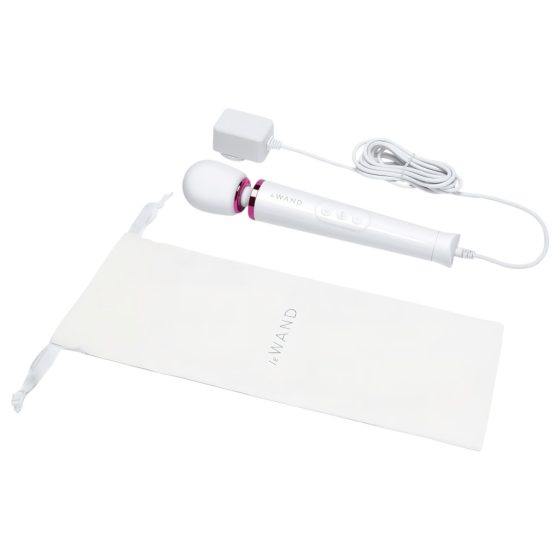 Le Wand Petite Plug-In Massage Vibrator (White)