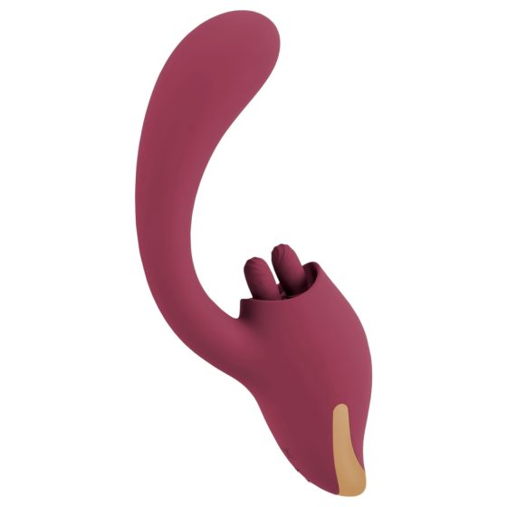 Javida - Tongue 2in1 Vibrator (Red)