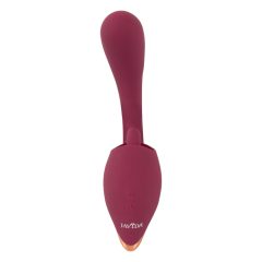 Javida - dual-purpose tongue vibrator (burgundy)