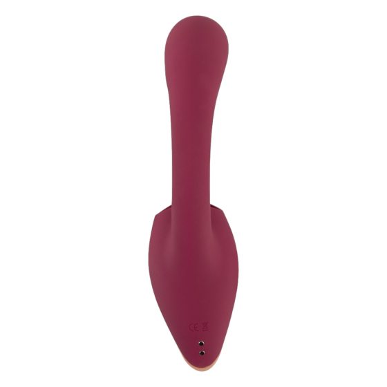 Javida - dual-purpose tongue vibrator (burgundy)