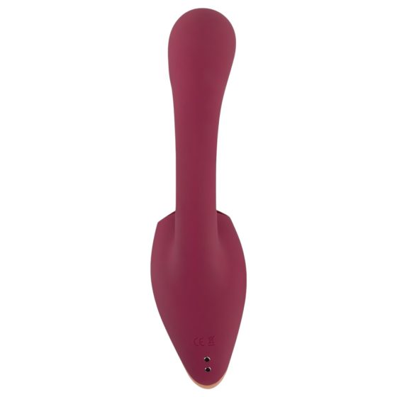 Javida - dual-purpose tongue vibrator (burgundy)