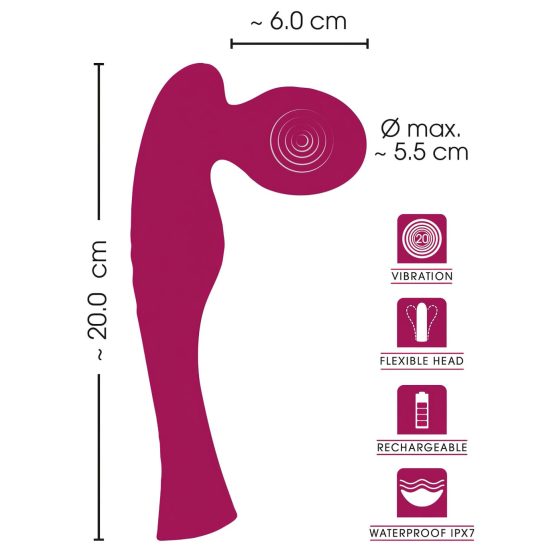 SMILE Rechargeable Massager (pink)