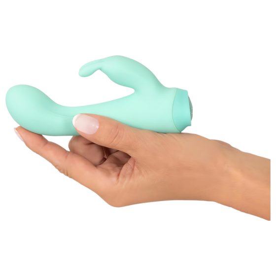 Cuties Mini 4 - Rechargeable, Waterproof Rabbit Vibrator (Green)