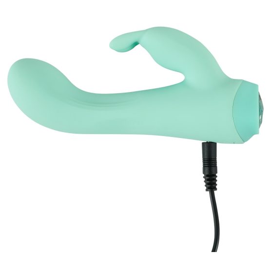 Cuties Mini 4 - Rechargeable, Waterproof Rabbit Vibrator (Green)