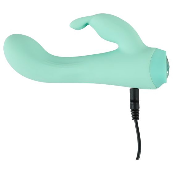 Cuties Mini 4 - Rechargeable, Waterproof Rabbit Vibrator (Green)