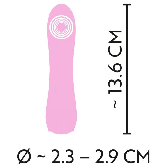 Cuties Mini 4 - Rechargeable, Waterproof Vibrator (Pink)