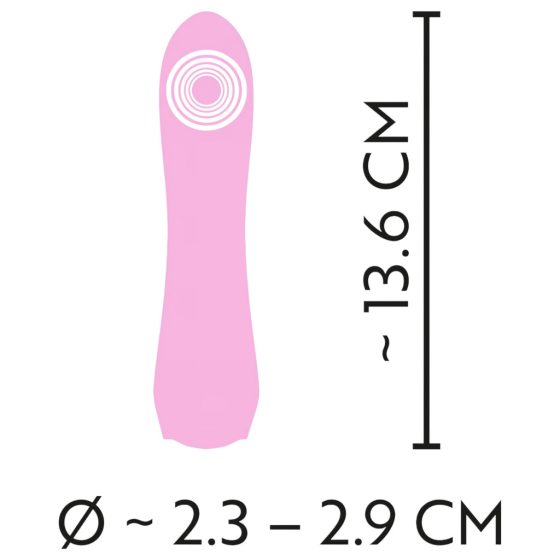 Cuties Mini 4 - Rechargeable, Waterproof Vibrator (Pink)