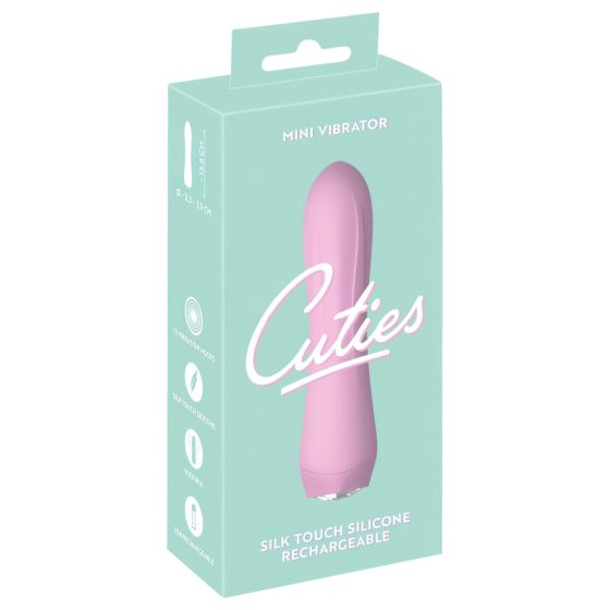 Cuties Mini 4 - Rechargeable, Waterproof Vibrator (Pink)