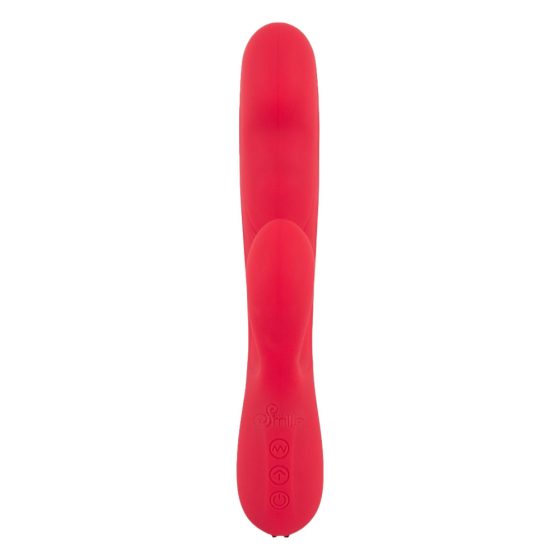 Smile Thumping Rabbit - rechargeable 3 motor vibrator (red)