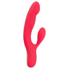 Smile Thumping Rabbit - rechargeable 3 motor vibrator (red)