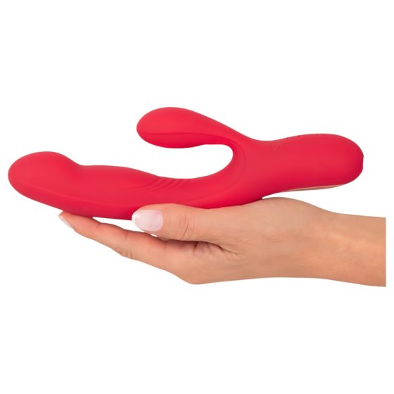 Smile Thumping Rabbit - rechargeable 3 motor vibrator (red)