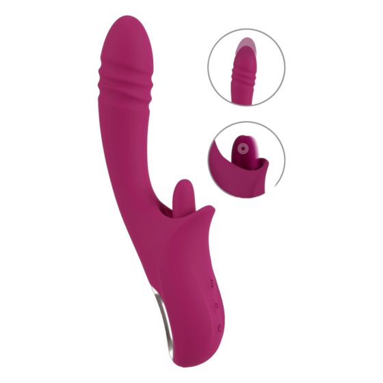 Javida Licking & Thrusting Vibrator (Purple)