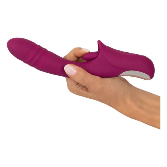 Javida Licking & Thrusting Vibrator (Purple)