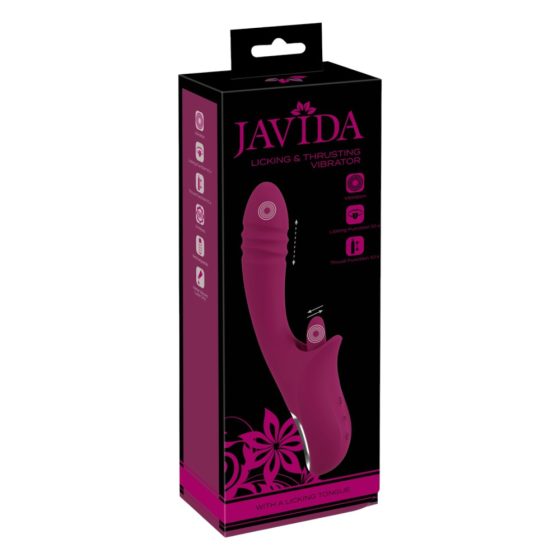 Javida Licking & Thrusting Vibrator (Purple)