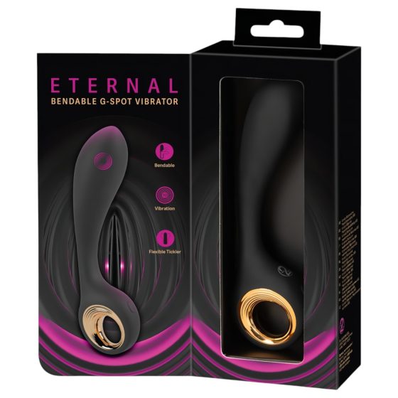 Eternal - Flexible G-spot Vibrator (Black)