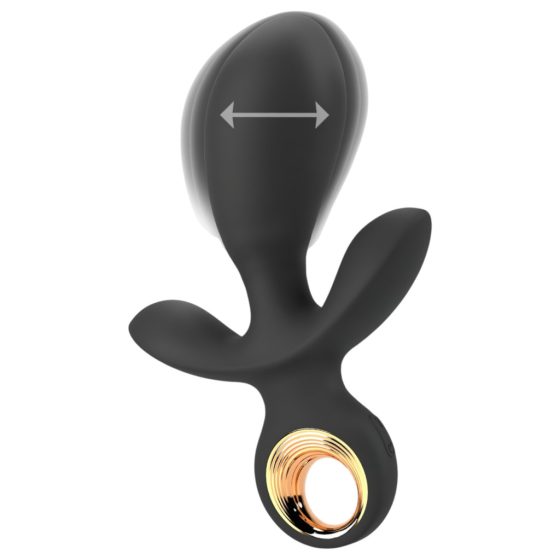 Eternal - Inflatable Triple Vibrator (Black)