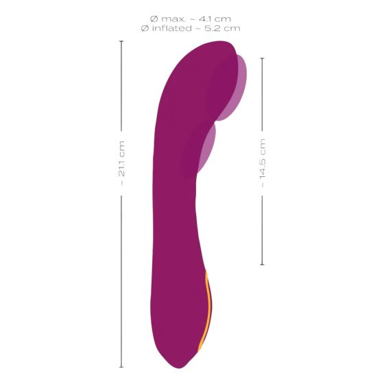 Javida - Dual Action Vibrator (Purple)