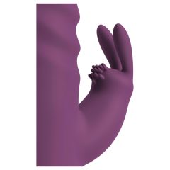 Javida - Thrusting Vibrator with Clitoral Arm (Purple)