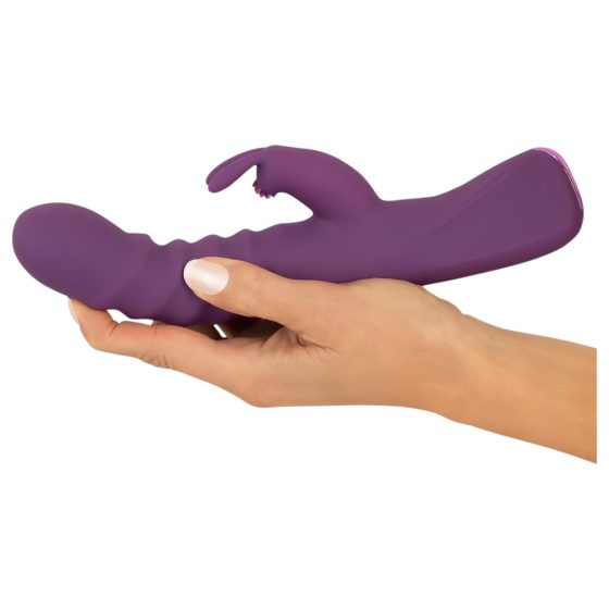 Javida - Thrusting Vibrator with Clitoral Arm (Purple)