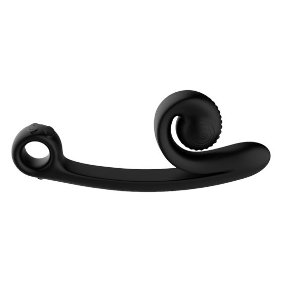 Snail Vibe Curve - 2-in-1 Clitoral Stimulator Vibrator (Black)